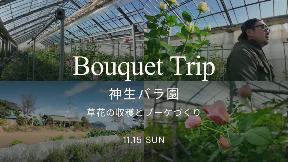 神生バラ園 Bouquet Trip／2026年11月15日開催予定